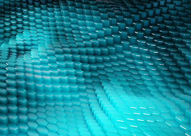 Ripple Hexagon Pattern