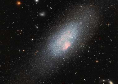 Irregular Galaxy in Deep Space