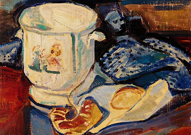 Still Life with Pot and Doll