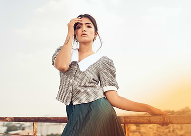 rashmika mandanna in Stylish Outfit Posing Outdoors