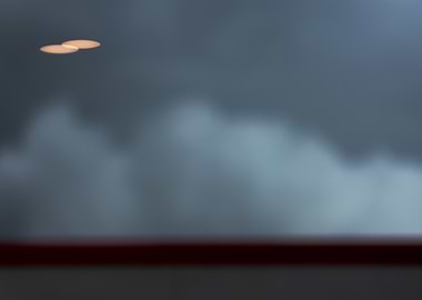 Abstract Blurred Lights and Clouds