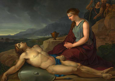 Death of Adonis painting