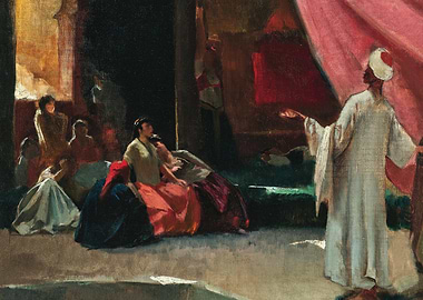 Orientalist Scene Painting