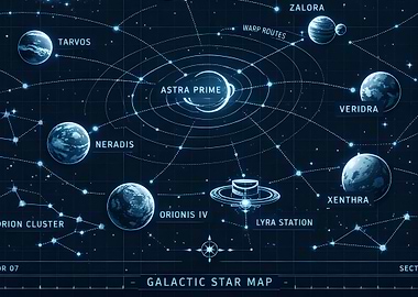Galactic Star Map - Astra Prime