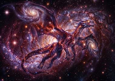 Cosmic Dragon in Galaxy