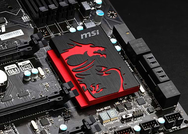 MSI Motherboard Close-Up