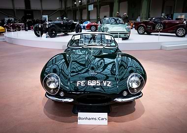 Classic Green Car at Bonhams Auction