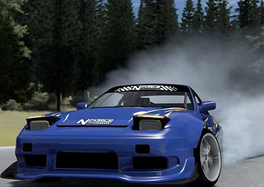 Nissan Silvia S13 Onevia Drifting
