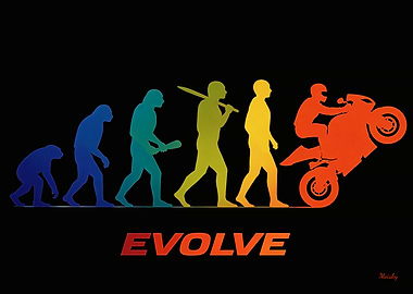 Evolution to Motorcycle Rider