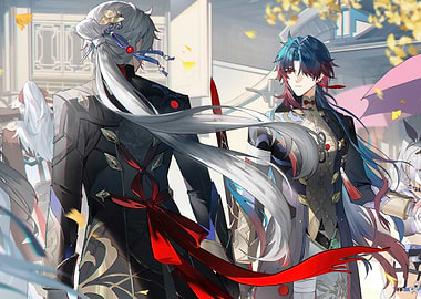 Blade and Jing Yuang Honkai Star Rail Game Art