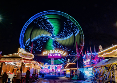 Night at the Palmkirmes Fair