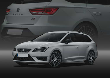 Silver Seat Leon ST Cupra