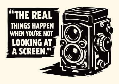 Film Photography Quote Poster