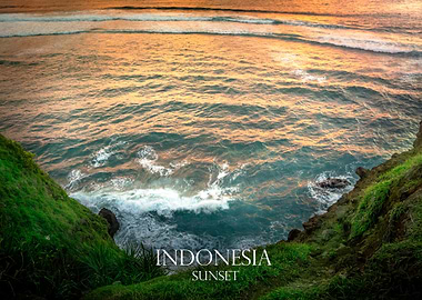 Indonesia Sunset Ocean View