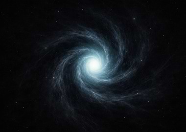 Swirling Galaxy in Deep Space