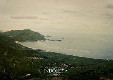 Indonesia, Lombok Island Coastal View