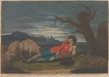 The Prodigal Son in Misery Painting