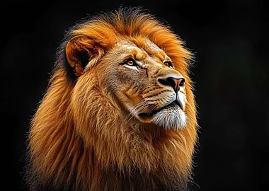 Majestic Lion Portrait
