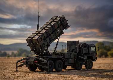 Patriot Missile System on Truck