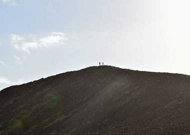 Hilltop Hikers Silhouette