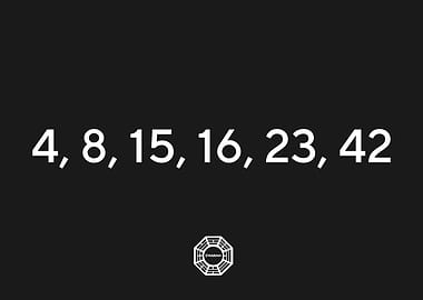 Lost Numbers Dharma Initiative Poster