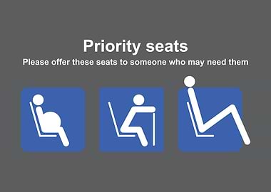 Priority Seats (Tall People Deserve Love Too)
