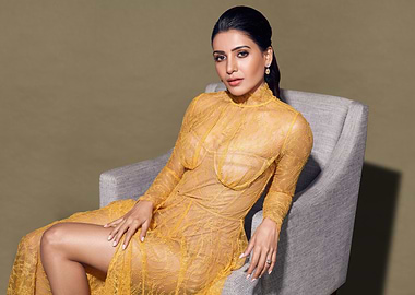 Samantha Ruth Prabhu in Yellow Dress
