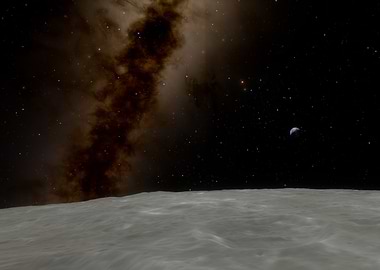 Earth Rise on the moon