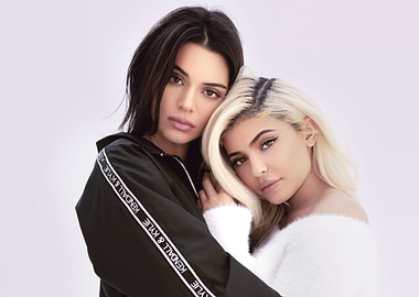 Kendall and Kylie Portrait