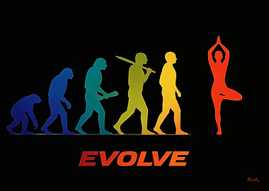 Human Evolution to Yoga Tree Pose