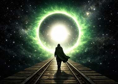 Mystical Journey on Railroad Tracks