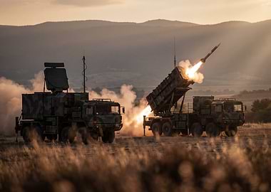 Patriot Missile System Launching