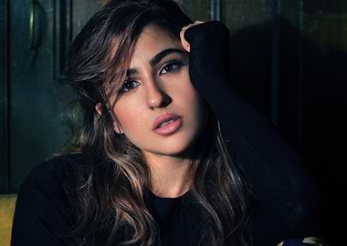 sara ali khan in black
