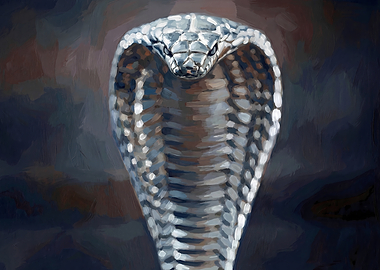 Cobra Portrait Painting