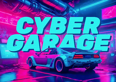 Cyber Garage Neon Sign