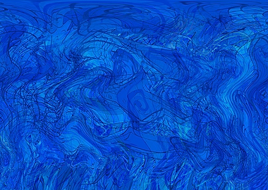 Abstract Blue Swirls VC1S