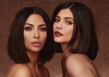 Kim and Kylie Beauty Portrait