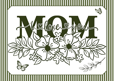 Floral Mother's Day Illustration