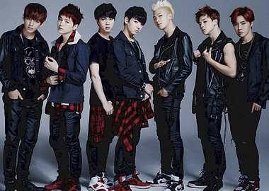 BTS Group Photo in Black Outfits