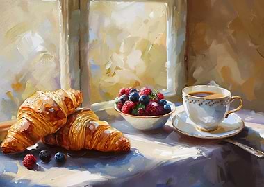 Breakfast Still Life Painting