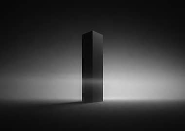 Monolith in a grayscale environment