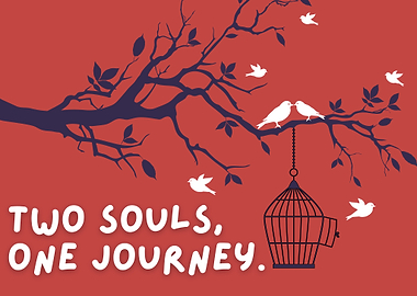 Two Souls, One Journey Illustration