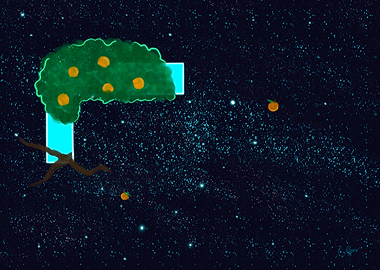 Orange Tree in Space
