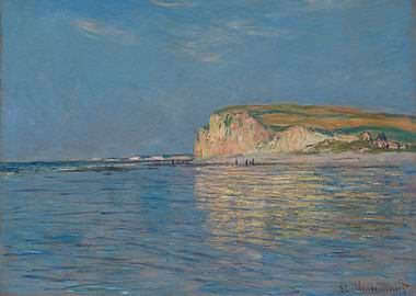 Beach and Cliffs Painting