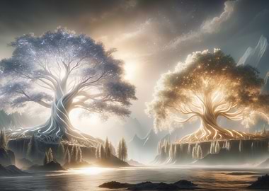 The Two Trees of Light and Balance
