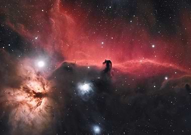 Horsehead Nebula in Deep Space