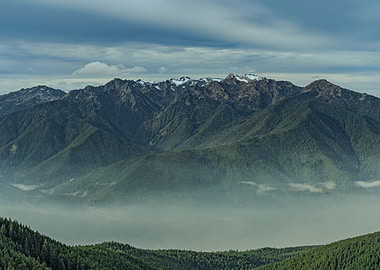 Olympic Mountains via Hurricane Ridge