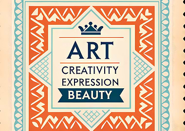 Art Creativity Expression Beauty Stamp