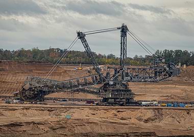 Bucket-Wheel Excavator in a Mine