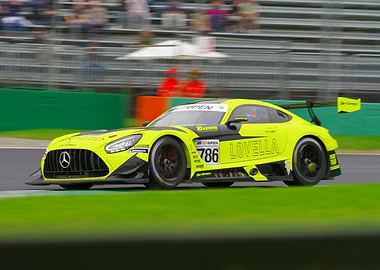Mercedes-AMG GT3 Race Car on Track